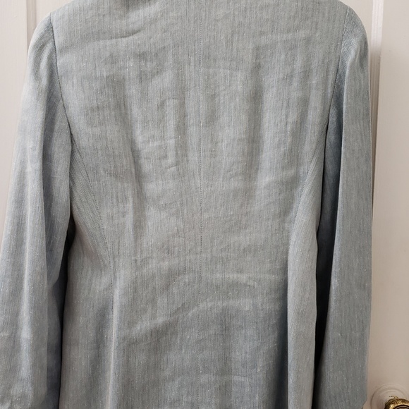 Giorgio Armani Double Breasted Herringbone Blazer - Picture 6 of 6